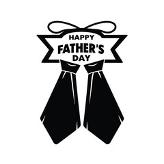 Happy Fathers Day Tie Design