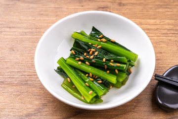 小松菜の胡麻ポン酢和え