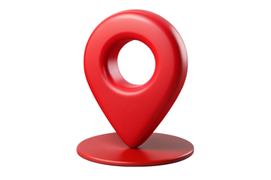 red map pointer