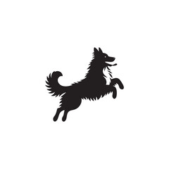 Basque Shepherd Dog Silhouette Vector – Distinct, strong, and agile canine outline, perfect for pet-themed designs, digital art, breed-specific projects, merchandise, and creative endeavors.
