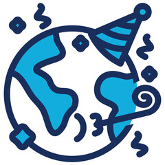 Earth Day Celebration Icon