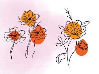 Floral vector illustration 