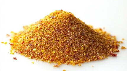Pile of yellow-orange spice granules