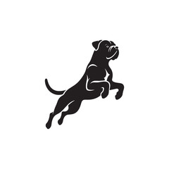 Boerboel Dog Silhouette Vector – Strong, protective, and loyal canine outline, ideal for breed-specific designs, digital art, merchandise, T-shirts, pet-themed projects, and creative endeavors.
