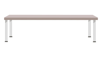 Simple Wooden Table Illustration