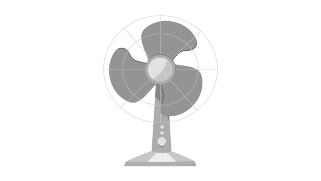 Modern Fan Illustration