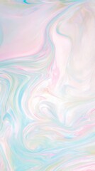 Fototapeta premium Soft Pastel Fluid Color Abstract Background with Swirling Patterns and Gentle Tones for Creative Projects and Digital Media Design