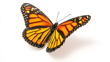 Fototapeta premium Monarch Butterfly in Flight