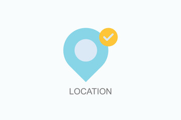 Location Icon Or Logo Isolated Vector Illustration