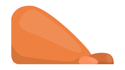 Orange Rock - Relaxing Pose
