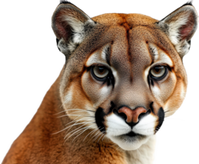 Cougar Close-up Portrait