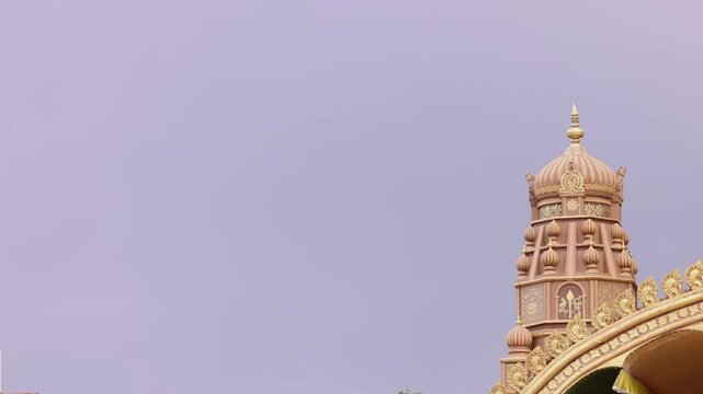 Facade of the Keerimalai Naguleswaram Temple, Jaffna, or Naguleswaram Shiwa Kovil. Thirutambaleswaram Kovil the most famous and revered Hindu temples in northern Sri Lanka. Temple Decorations
