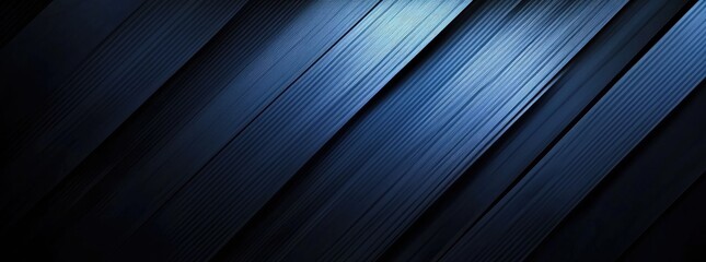 Obraz premium A close-up view of sleek. dark. textured panels with vertical lines. creating a modern aesthetic. suitable for architectural design or technology backgrounds