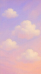 Obraz premium A dreamy lavender to peach gradient blend