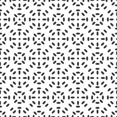 Abstract minimalistic pattern from black circles. Modern linear element of style and graphic geometric figure.