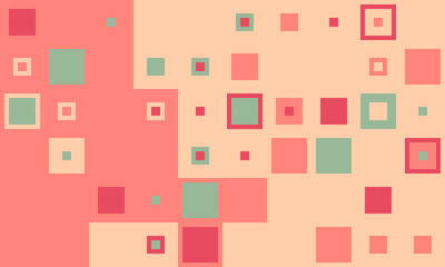 Abstract pastel square pattern.  Modern geometric design with soft color palette, perfect for backgrounds, presentations, or website designs.  Evokes feelings of calmness and sophistication.