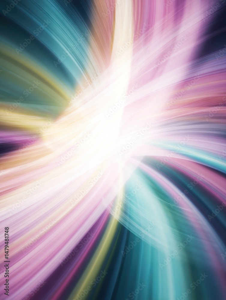 Poster abstract colorful light motion background with dynamic lines and swirling patterns, perfect for crea