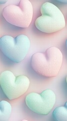 Fototapeta premium Heart-shaped candy with colorful wrapping perfectly capturing the spirit of sweetness