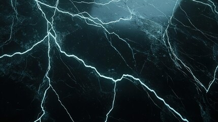 Dark marble lightning design