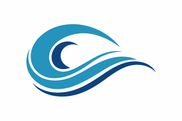 sea waves logo vector illustration, wave symbol, wave icon 