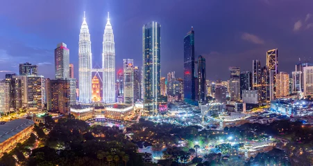 Selbstklebende Fototapeten Kuala Lumpur city of Malaysia  © anuchit2012