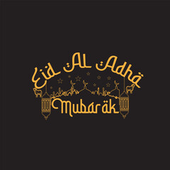 Eid Al Adha wish Card Design 