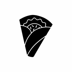 creative details Outline silhouette Crepe icons pack vector illustration