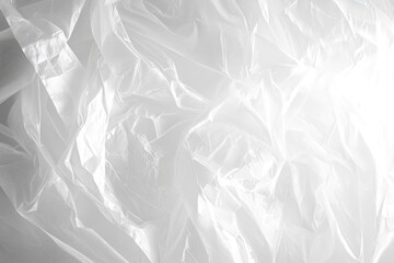 Obraz premium A close-up view of crumpled white paper showcasing intricate textures and shadows. ideal for backgrounds in design projects or artistic presentations