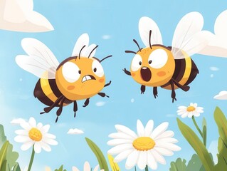ladybird on daisy