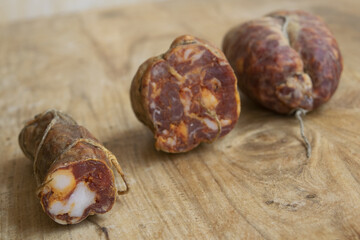 traditional calabrese salumi