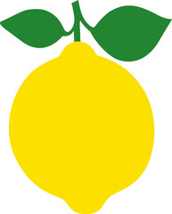 cute yellow lemon