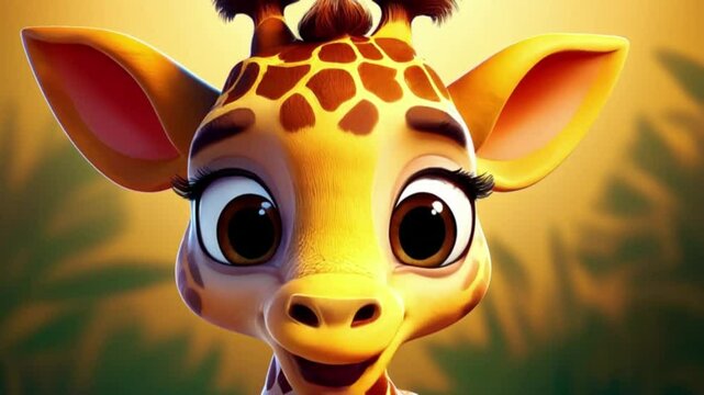 Giraffenbaby trinkt Becher