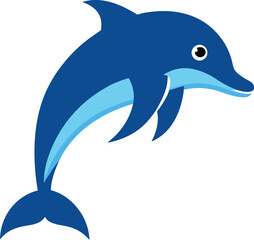 Obraz premium dolphin jumping isolated on transparent background 