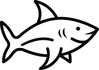 shark vector illustration 