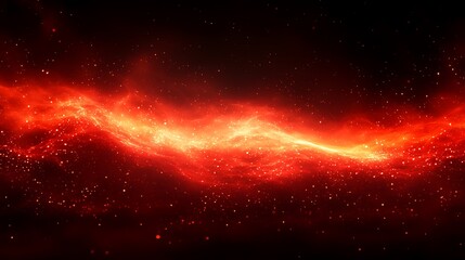 Obraz premium Abstract fiery nebula (1)