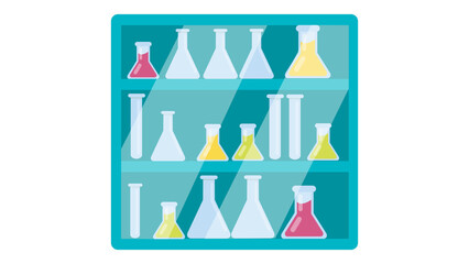 Chemistry Lab Equipment Shelf
