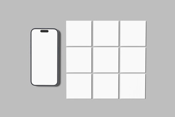 Instagram story and post mockup