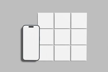 Instagram story and post mockup