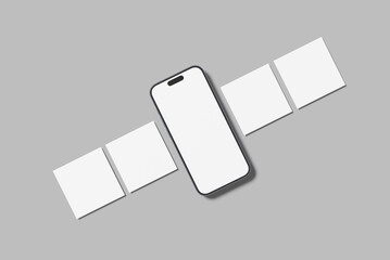 Instagram story and post mockup