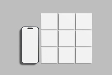 Instagram story and post mockup
