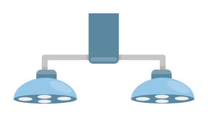 Dual Surgical Lamp Illustration