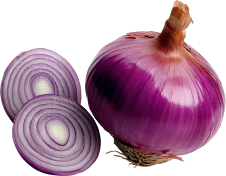 Purple Onion with Slices