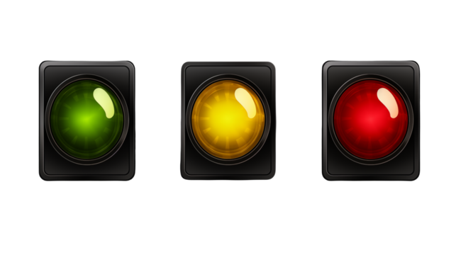 Traffic Light Signals Green Yellow Red Stop Go Driving Safety Transportation