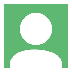 Account Button Icon in grün