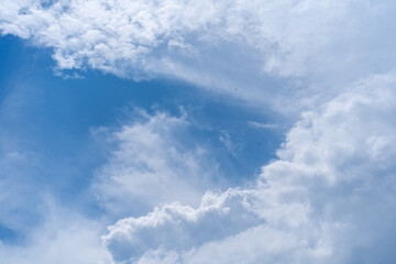 blue sky with clouds