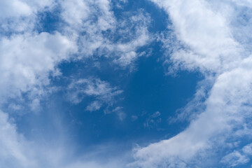 Obraz premium blue sky with clouds