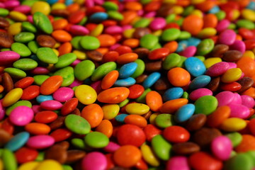 colorful jelly beans background