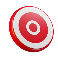 red target 3d icon