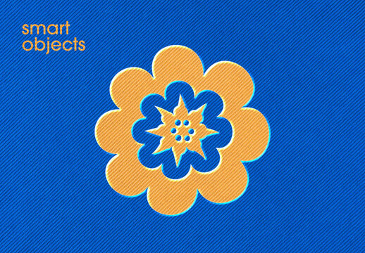 Febric Embroidery Logo Mockup