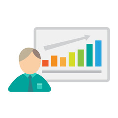 Business Growth Chart Illustration